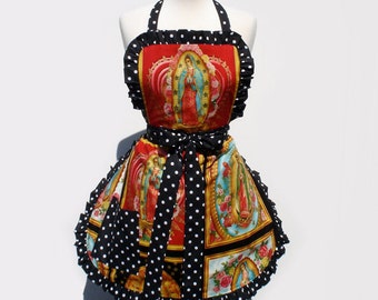 Guadalupe Mexican Virgin Mary Apron