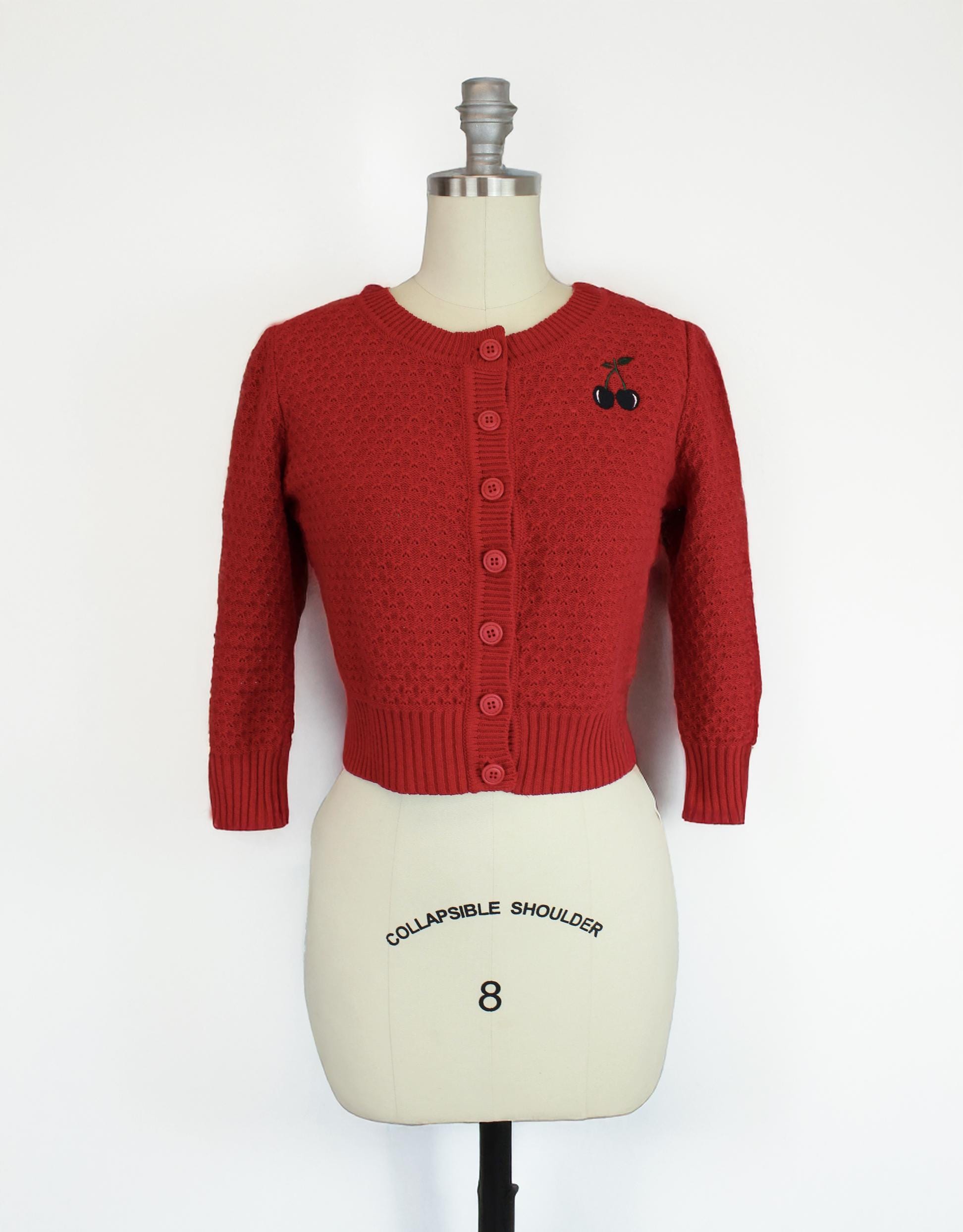 Vintage Cherry Cardigan - Etsy