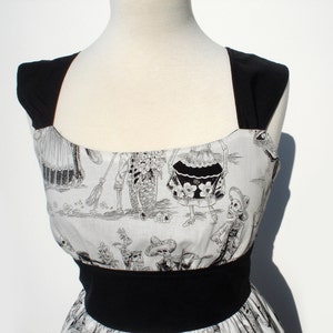 Day of the Dead / Mexican Dia de Los Muertos Inspired Retro Dress / Rockabilly Dress image 4