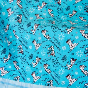 Funda de almohada de algodón Disney Frozen Olaf, estándar, ropa de cama para niños, imagen 1