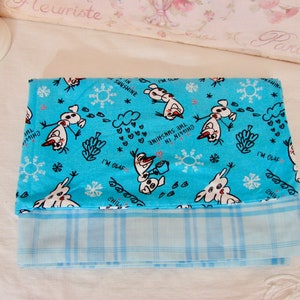 Funda de almohada de algodón Disney Frozen Olaf, estándar, ropa de cama para niños, imagen 3