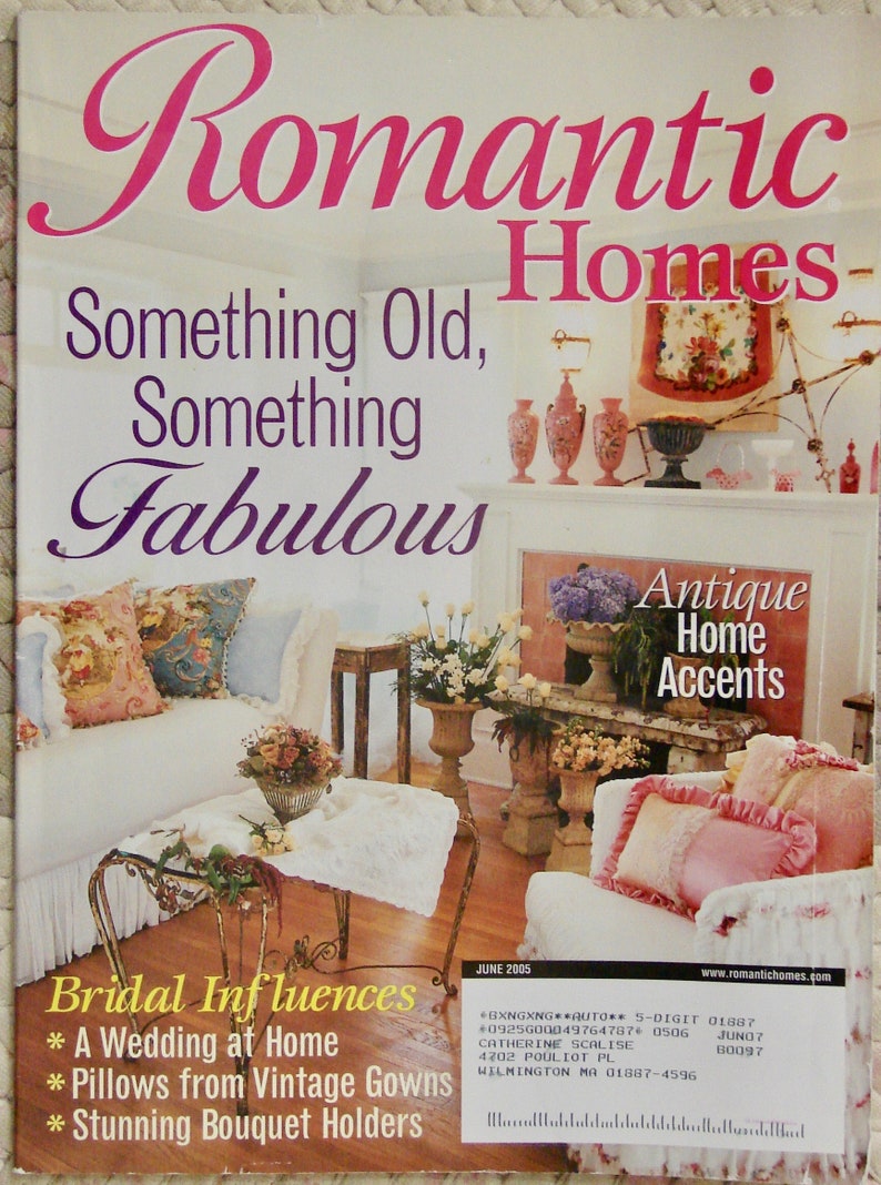 Vintage 2000s Romantic Homes Magazines, Great Selection 1990s 2000s image 4