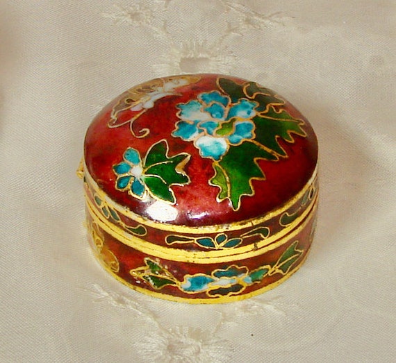 Choice: Vintage Ceramic Hinged Trinket, Pill Boxe… - image 4