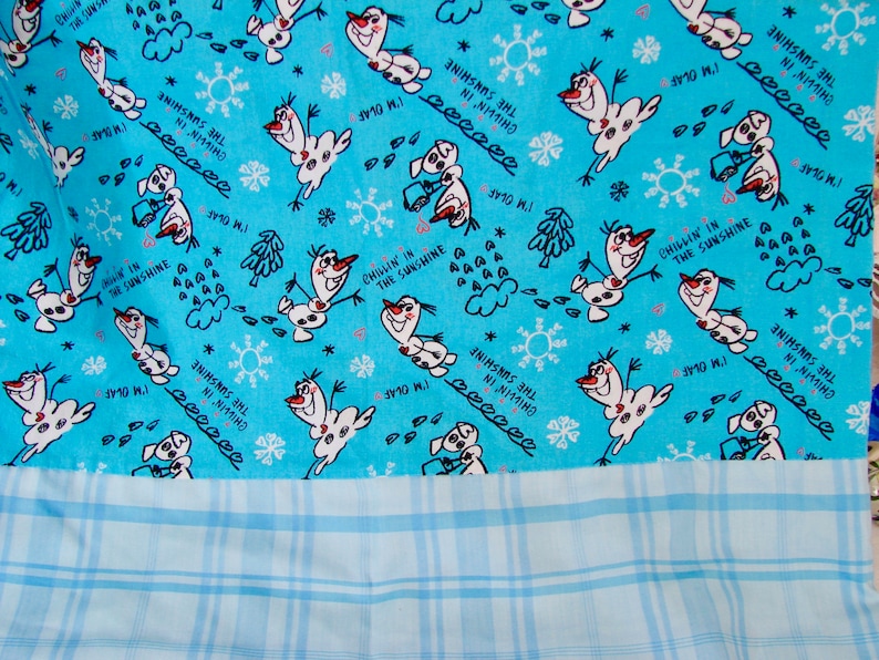 Funda de almohada de algodón Disney Frozen Olaf, estándar, ropa de cama para niños, imagen 2