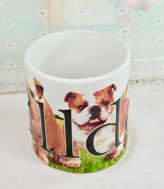 Americaware Bulldog Ceramic Coffee Mug, Tea Mug, Stoneware - Etsy