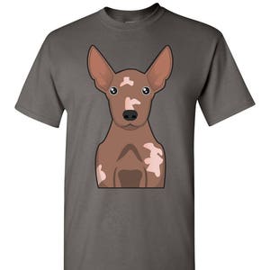 Mexican Hairless Dog / Xoloitzcuintli Cartoon T-Shirt - Men, Women Ladies, Short, Long Sleeve, Youth Kids Tee xolo