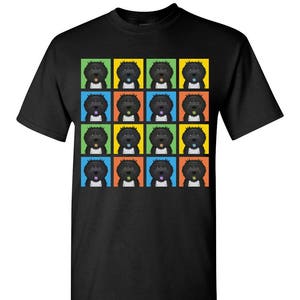 Portuguese Water Dog Cartoon Pop-Art T-Shirt Tee - Men's, Women's Ladies, Short, Long Sleeve, Youth Kids