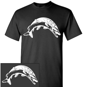 Northern Pike Custom T-Shirt - Men Women Youth Kids Long Sleeve Personalized Tee, fish fishing walleye fisherman