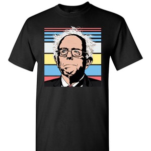 Bernie Sanders Stripes T-Shirt - Men Women Youth Kids Long Sleeve Tank Top Tee