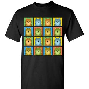 Pomeranian Cartoon Pop-Art T-Shirt Tee - Men's, Women's Ladies, Short, Long Sleeve, Youth Kids