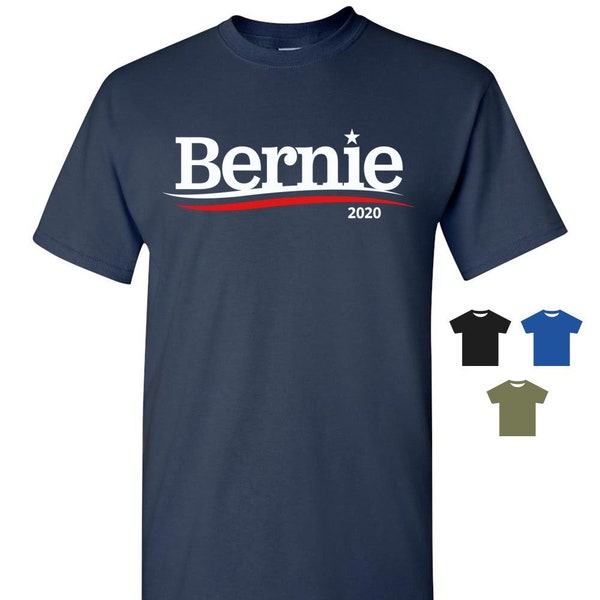 Bernie 2020 Campaign Logo T-Shirt Tee - Men Women Ladies, Short Long Sleeve Tank, Youth Kids, Bernie Sanders 2020