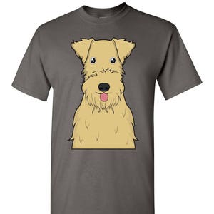 Lakeland Terrier Cartoon T-Shirt - Men, Women Ladies, Short, Long Sleeve, Youth Kids Tee