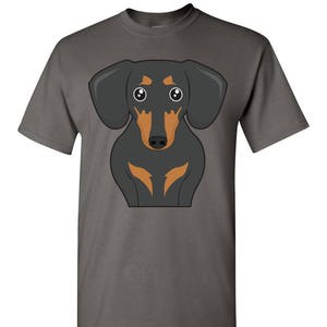 Dachshund Cartoon T-Shirt - Men, Women Ladies, Short, Long Sleeve, Youth Kids Tee dog