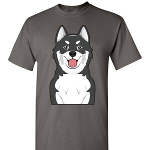 Canadian Eskimo Dog Cartoon T-Shirt - Men, Women Ladies, Short, Long Sleeve, Youth Kids Tee