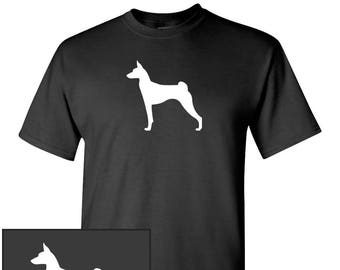 Basenji Dog Silhouette Custom T-Shirt - Men Women Youth Kids Long Sleeve Personalized Tee