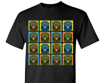 Leonberger Cartoon Pop-Art T-Shirt Tee - Men's, Women's Ladies, Short, Long Sleeve, Youth Kids