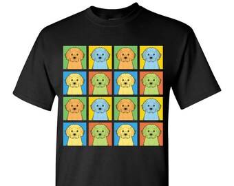 Cavachon Cartoon Pop-Art T-Shirt Tee - Men's, Women's Ladies, Short, Long Sleeve, Youth Kids