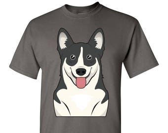 Swedish Vallhund Cartoon T-Shirt - Men, Women Ladies, Short, Long Sleeve, Youth Kids Tee dog