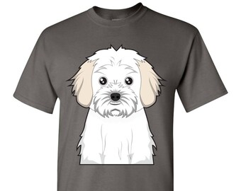 Cavachon Cartoon T-Shirt - Men, Women Ladies, Short, Long Sleeve, Youth Kids Tee dog