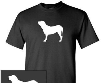 Fila Brasileiro Dog Silhouette Custom T-Shirt - Men Women Youth Kids Long Sleeve Personalized Tee Brazilian Mastiff
