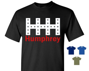Hubert Humphrey Retro Campaign T-Shirt Tee - Men Women Ladies, Short Long Sleeve Tank, Youth Kids, 1968 President