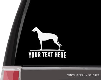 Car Sticker MY WINDOWS NOT DIRTY IT/'S MY SALUKI/'S NOSE ART Funny Bumper Decal