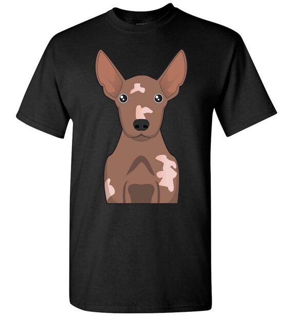 Mexican Hairless Dog / Xoloitzcuintli Cartoon T-Shirt - Men, Women Ladies, Short, Long Sleeve, Youth Kids Tee xolo