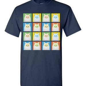 Ragdoll Cat Cartoon Pop-Art T-Shirt Tee Men's, Women's Ladies, Short, Long Sleeve, Youth Kids Flame image 4