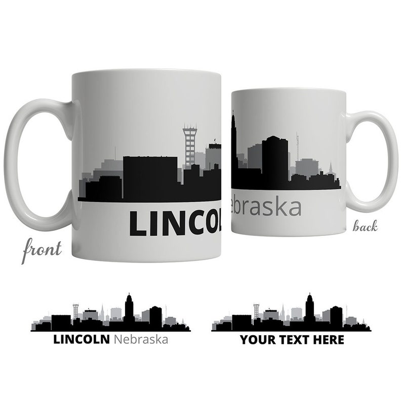 Coffee Cup Tea Cup Mug Personalized Engraved Coffee Mug Black White Text