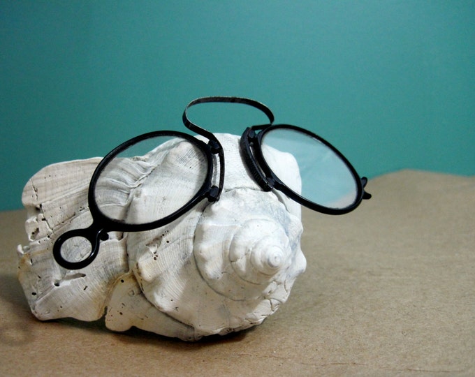 Black Pince Nez Reading Glasses Etsy