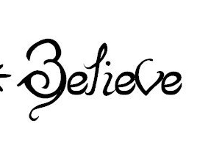 DREAM.BELIEVE.ACHIEVE Inspirational Vinyl Wall Word Art Etsy