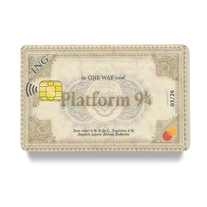 Funda para tarjeta de crédito de Harry Potter (juego de 4 unidades), funda universal para tarjeta de débito, funda personalizada, protector de tarjetas, para tarjetas de acceso, tarjetas de identificación y tarjetas bancarias.