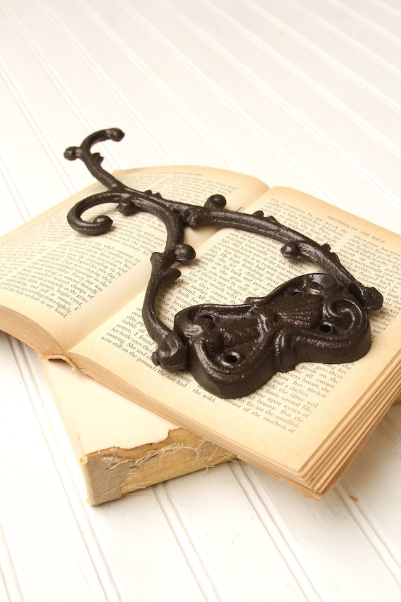 Swing Arm Wall Hook Metallic Oil Rubbed Bronze Cast Iron Victorian Farmhouse Jewelry Hook Storage Organization Hardware Included. Etsy