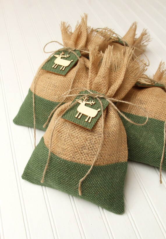 Burlap goodie bags shop
