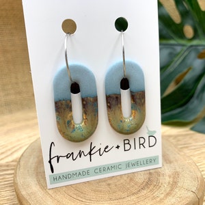 Etsy ceramic sale earrings
