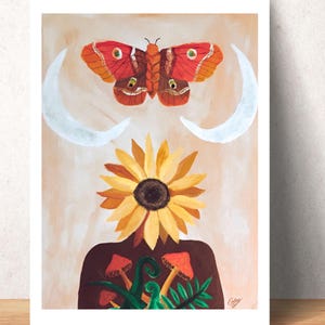 Earth and Ether A4 Art Print