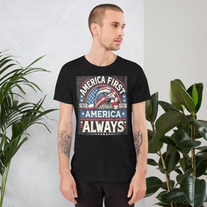 Liberty Eagle Tee, American Flag T-Shirt, Patriotic Shirt, MAGA Apparel, Conservative USA Top, Pro-America Gift, Freedom Shirt