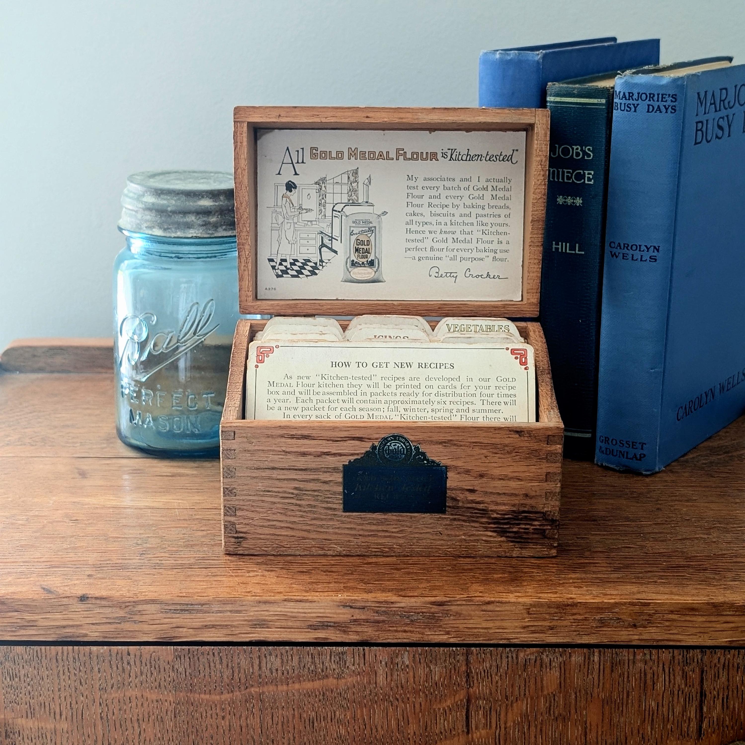 Gold Medal Recipe Box - Etsy