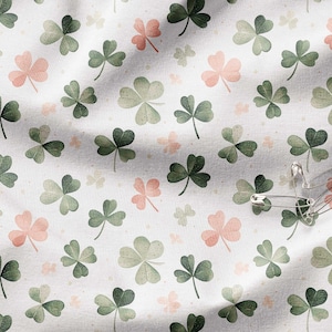 Diseño sin costuras de tréboles en acuarela, papel digital para el Día de San Patricio (PNG)
