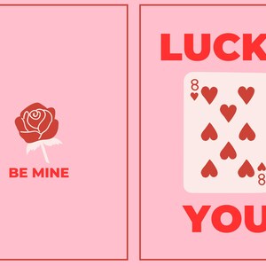 Lucky You Valentine || Valentine&#39;s Day Card