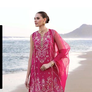 kanwal malik pink dress Misty - KM-01