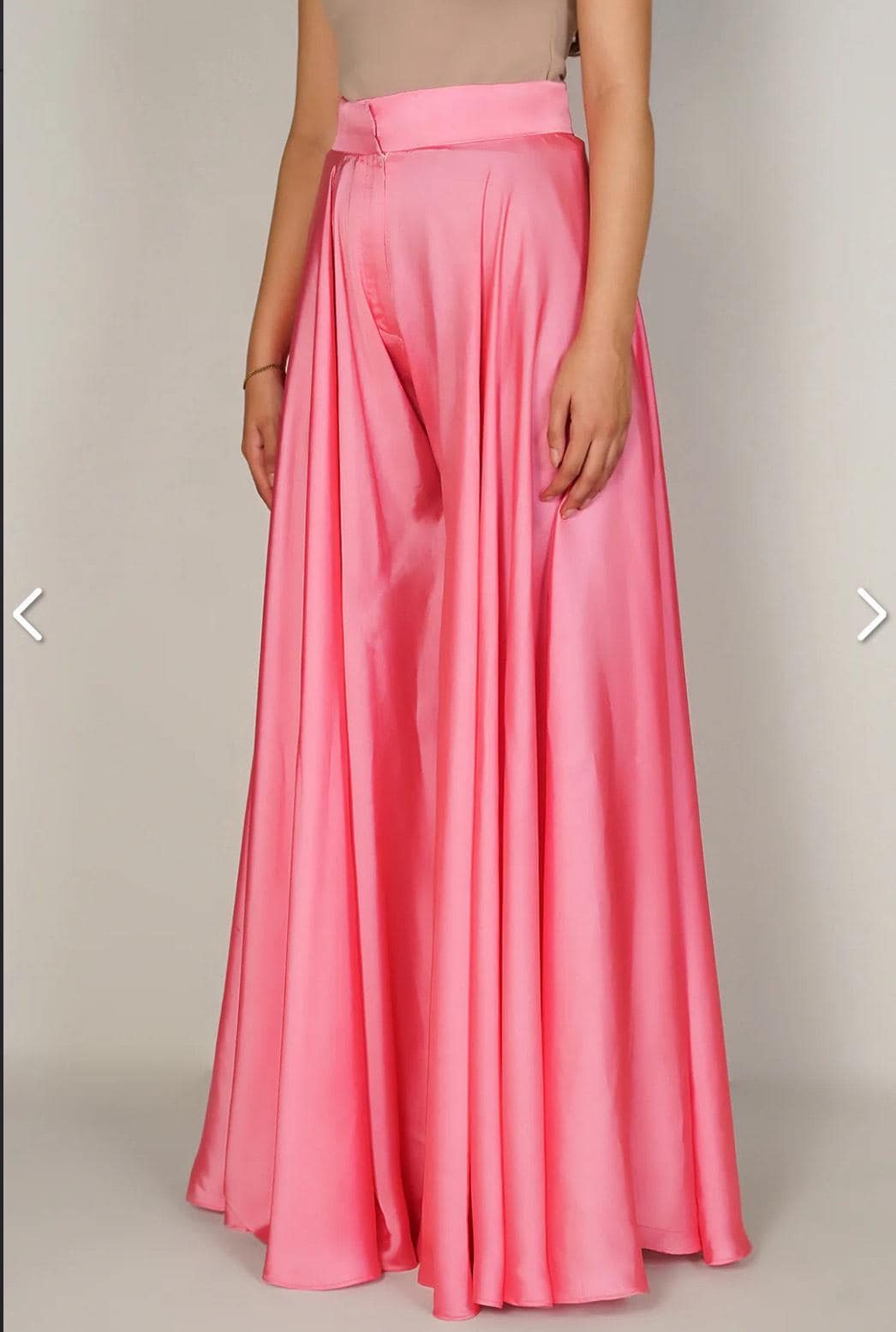 Pink Silk Skirt Canada