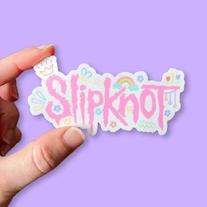 Slipknot Sticker | Custom Band Logo, Cute Music Stickers, Waterproof Vinyl Decal, Durable, Scratch-Proof, Weatherproof, Music Gifts