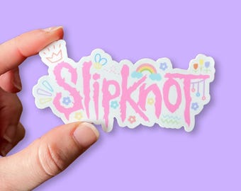 Slipknot Sticker | Custom Band Logo, Cute Music Stickers, Waterproof Vinyl Decal, Durable, Scratch-Proof, Weatherproof, Music Gifts