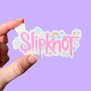 Slipknot Sticker | Custom Band Logo, Music Stickers, Waterproof Vinyl Decal, Durable, Scratch-Proof, Weatherproof, Music Gifts