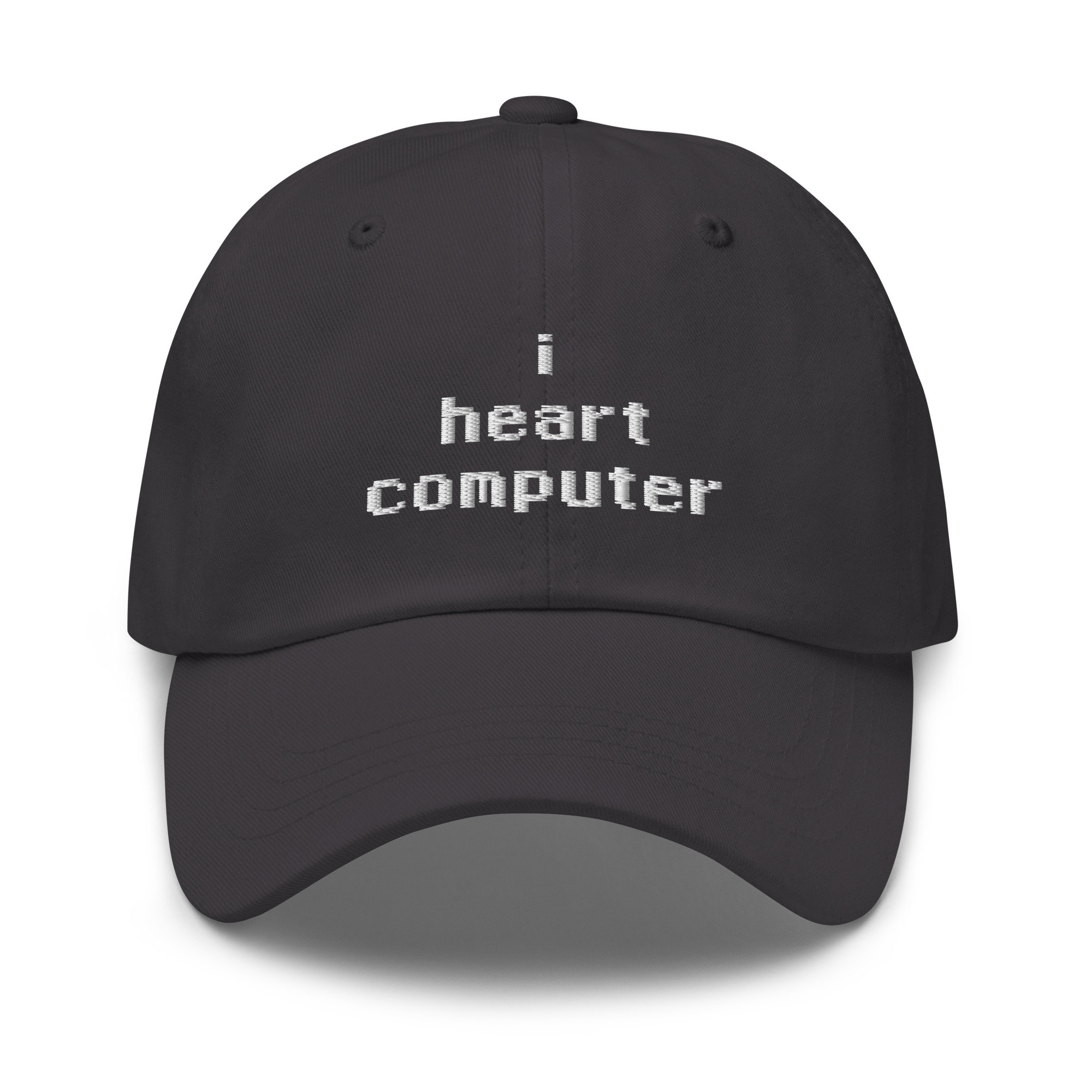 I Heart Computer Hat. Computers Dad Hat. Gifts for Nerds and Tech ...