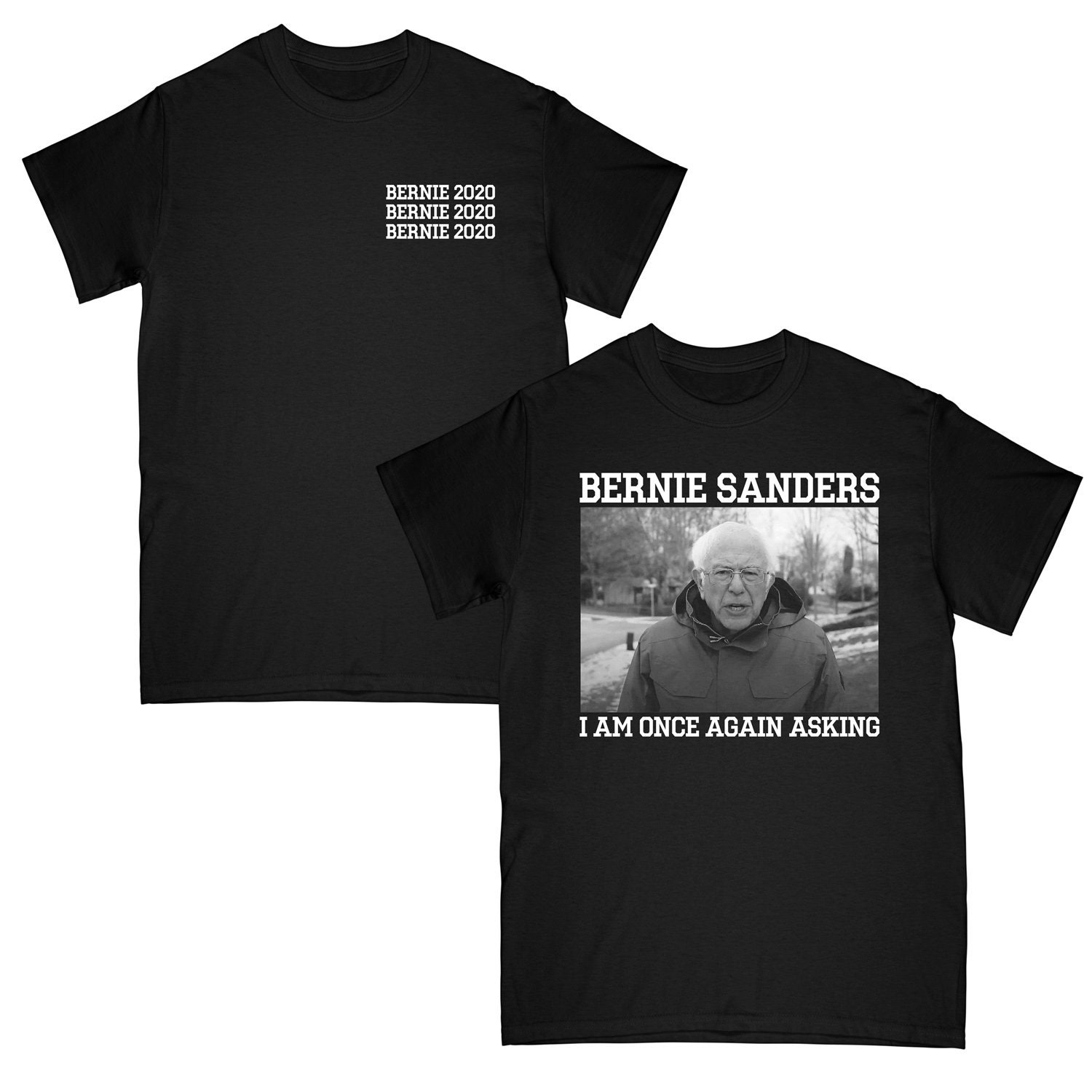 Kyst lag kollision Bernie Sanders Hardcore T-shirt. Bernie 2020 Tee. Youth Crew - Etsy