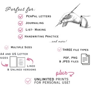 Ravens - Printable Stationery for Letter Writing, List Making ...