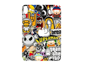 iPad Mini 6/7 Sticker Bomb Skin Wrap 6th and 7th Generation Apple iPad Vinyl Decal Design