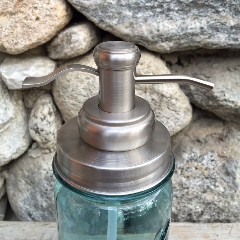 Mason Jar Soap Pump Kit Old Fashioned Well Pump 304 Lid Etsy